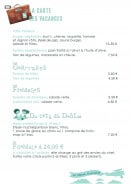 Menu Le Marais Gourmand - Les garnitures, fromages, côté des drôles,...