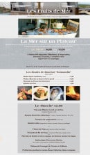 Carte et menu de Le Buccin à Marennes-Hiers-Brouage  — Fruits de mer