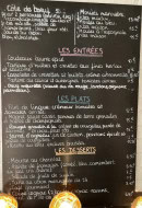 Menu Le 23 - Exemple de menu