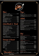 Menu Un air de java - La carte