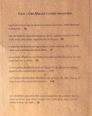 Carte et menu de La Verte Inconnue à Saint Trojan les Bains — Fruits de mer