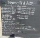 Carte et menu de Au QG de la mer à Saint Martin de Re — Les assiettes