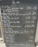 Carte et menu de Au QG de la mer à Saint Martin de Re — Les vins