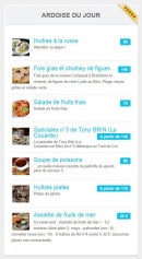 Carte et menu de Le Tout du Cru à Saint Martin de Re — L'ardoise du jour