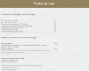 Carte et menu de Le Tout du Cru à Saint Martin de Re — Les fruits de mer