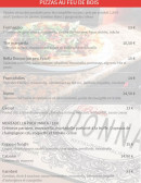 Menu La Bella Donna - les pizzas