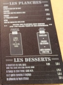 Carte et menu de L'Atelier à Le Chateau d'Oleron — Les planches et desserts