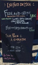 Menu Les Frits de Mer - Exemple de menu 