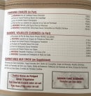 Menu Murielle & Xavier Simon - Les poissons et viandes 