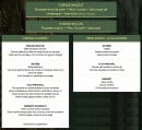 Menu Zagal Cabaret - Les formules