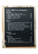 Carte et menu de Bistrot Côte et Homard à Le Bois Plage en Re — Exemple de menu