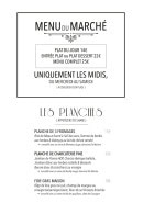 Menu Papilles & Bouchons - Les planches