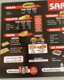 Menu Saray - La carte