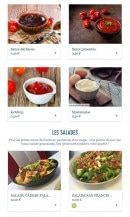 Menu Eat-N-Go - Les sauces suite et salades