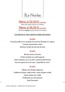 Menu Le noirlac - Le menu 32 € et menu 36 €