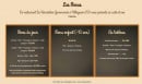 Menu La Recreation Gourmande - Menus