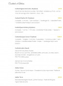 Carte et menu de Mehun Gastronomie à Mehun sur Yevre — Cocktails et ateliers