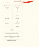 Carte et menu de La Ferme Auberge des Pirodelles à Augy sur Aubois — Les menus de la semaine