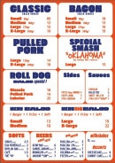 Menu Baloo Smash Burger - La carte