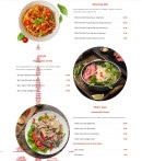 Menu Le Petit Viet Nam - Les plats