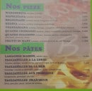 Menu O bistro - Les pizzas et pâtes