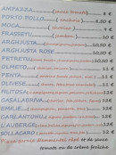 Carte et menu de Auberge Chez Marie à Petreto Bicchisano — Les pizzas