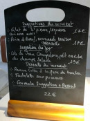 Menu Le Petit Zinc - L'ardoise