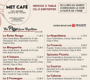 Menu Met-Cafe - La carte