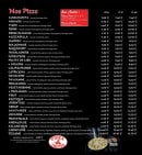 Menu Pizza Trente - nos pizzas