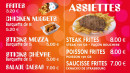 Menu Mirenda - Frites, chicken nuggets, assiettes,..