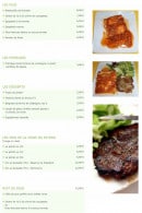 Menu Aux 3 Fourchettes - Les plus, fromages, desserts,...