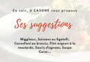 Menu U Casone - Les suggestions