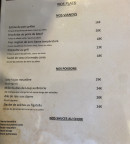 Carte et menu de Le clos des sens à Calvi — Les plats et sauces