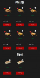 Menu Allô Pizza - Les paninis et tacos