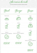 Menu Chez mes soeurs - Les menus du midi