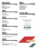 Menu Espresso-t - Les crêpes, bagels....