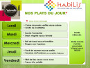 Menu L'Intervalle - exemple de menu