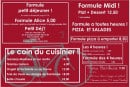 Menu La Lib - Formules