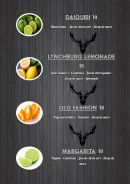 Menu Le 19 - Les cocktails page 4