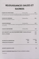 Menu Le Caveau de Saulx - Les planches et desserts