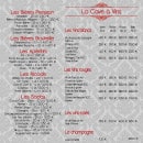 Menu Le Déclic - La cave à vins