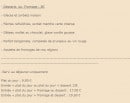 Menu Le Piano Qui Fume - Desserts ou fromages