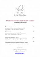 Menu Loiseau des Ducs - Les desserts