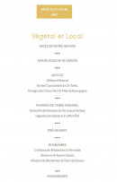 Menu Origine - Végétal el local 48€