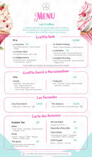 Menu Ownly Cake - Les croffles et boissons
