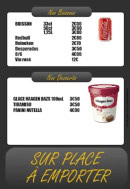 Carte et menu de Genlis Pizza à Genlis — Boissons et desserts