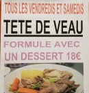 Menu Brasserie du Marché Semur - La formule à 18€