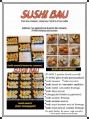 Carte et menu de Sushi Bau à Venarey les Laumes — Sushi