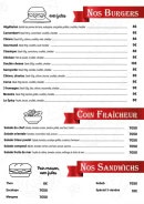 Menu L'Orientale - Les burgers, sandwiches, ...