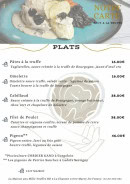 Carte et menu de Maison aux Mille Truffes à Marey les Fussey — Les plats